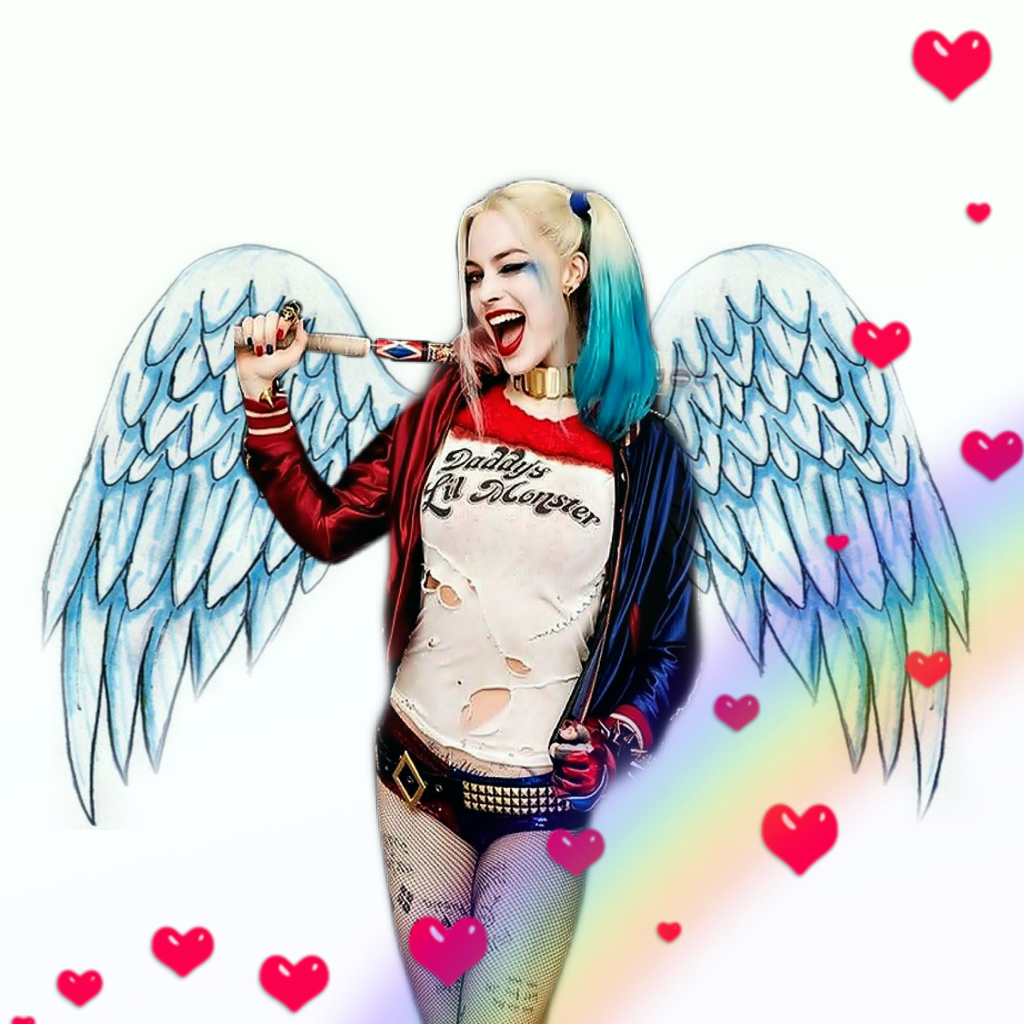 Harleyquinn Joker Suicidesquad Dc Heart - Harley Quinn Suicide Squad Top (1024x1024), Png Download