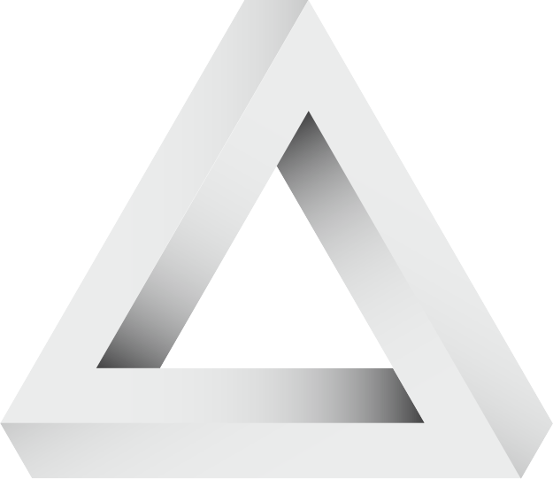 Picture - 3 D Triangle Png (625x541), Png Download