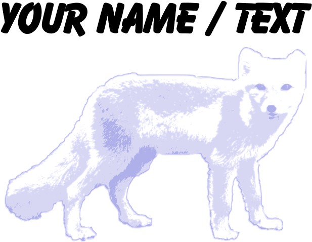 Custom Arctic Fox T-shirt - Zapatilla Con Alas (700x700), Png Download