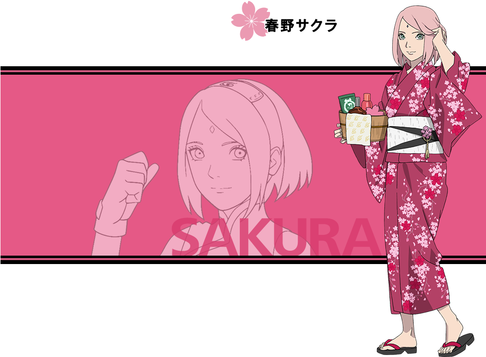 Naruto And Kuroko No Basket Characters Loosen Up At - Naruto Characters Hot Spring (980x848), Png Download