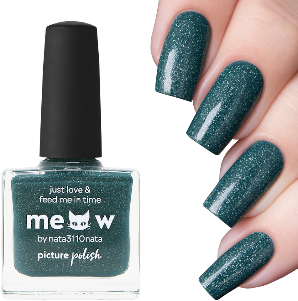 Nail Polish Meow - Nail (1000x1000), Png Download