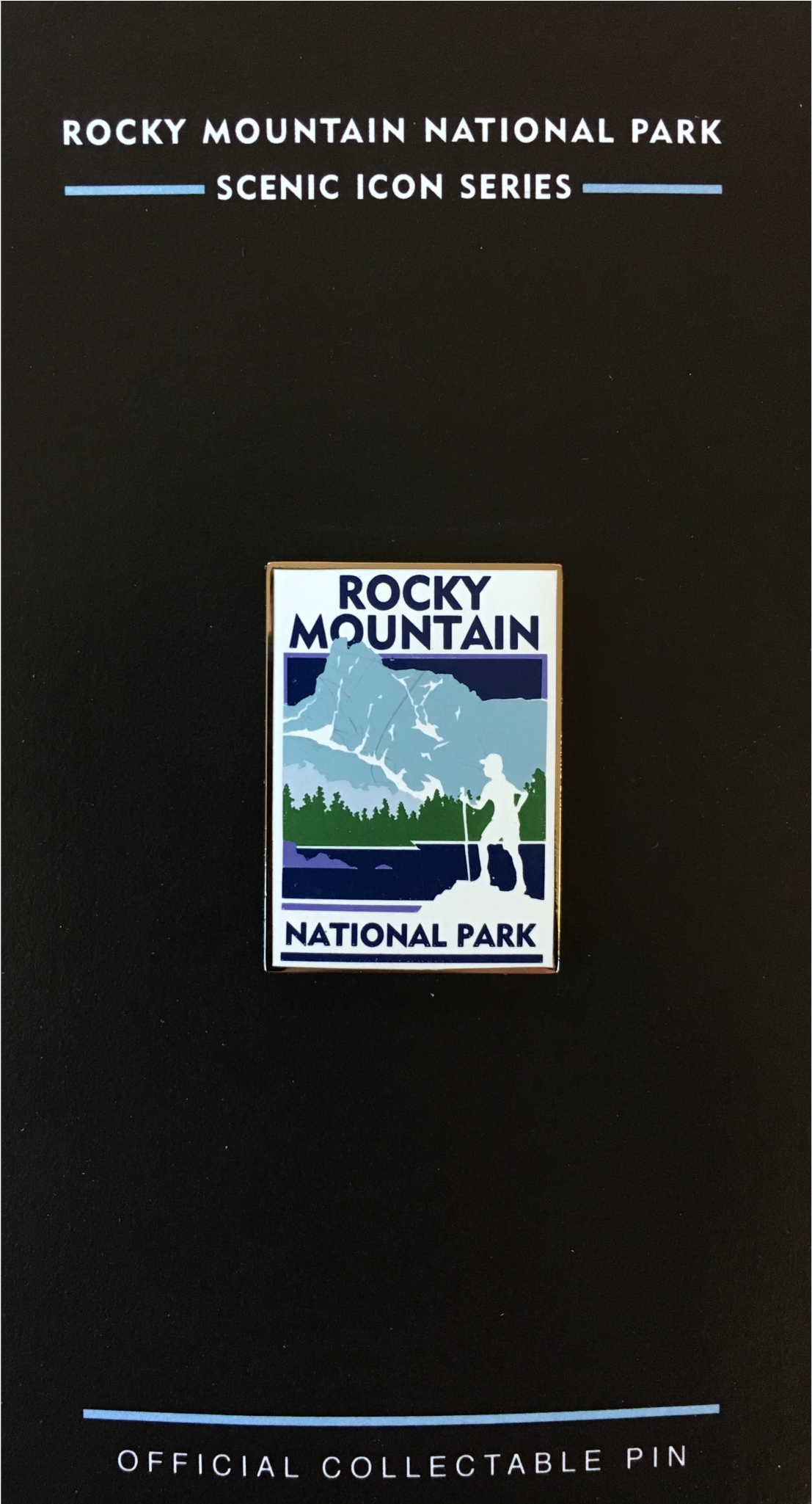 Rocky Mountain National Park Pin Scenic Icon Series - Book Cover (2048x2048), Png Download