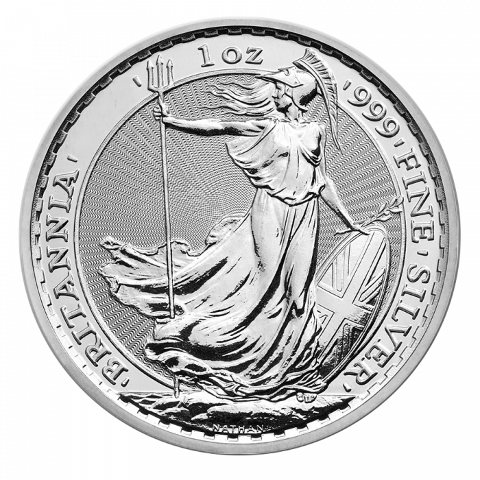 1 Oz Silver Britannia 2017 (700x700), Png Download