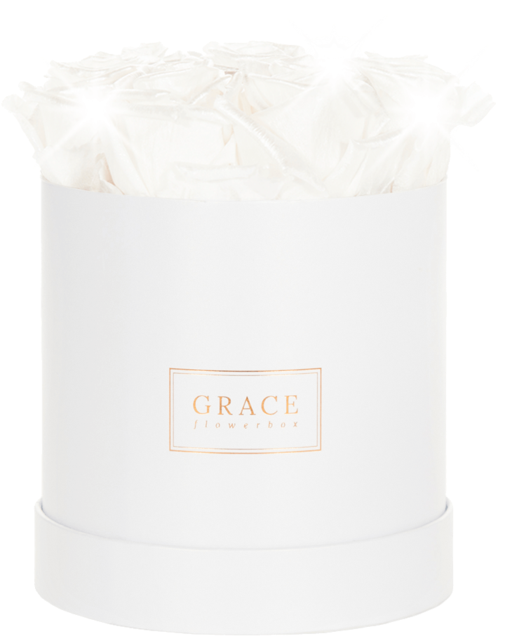 Roségold White Flowerbox, Small, Pearl White - Tissue Paper (794x1200), Png Download