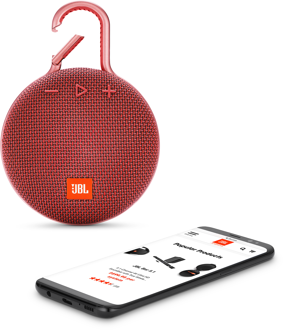 Jbl Clip 3 (1605x1605), Png Download