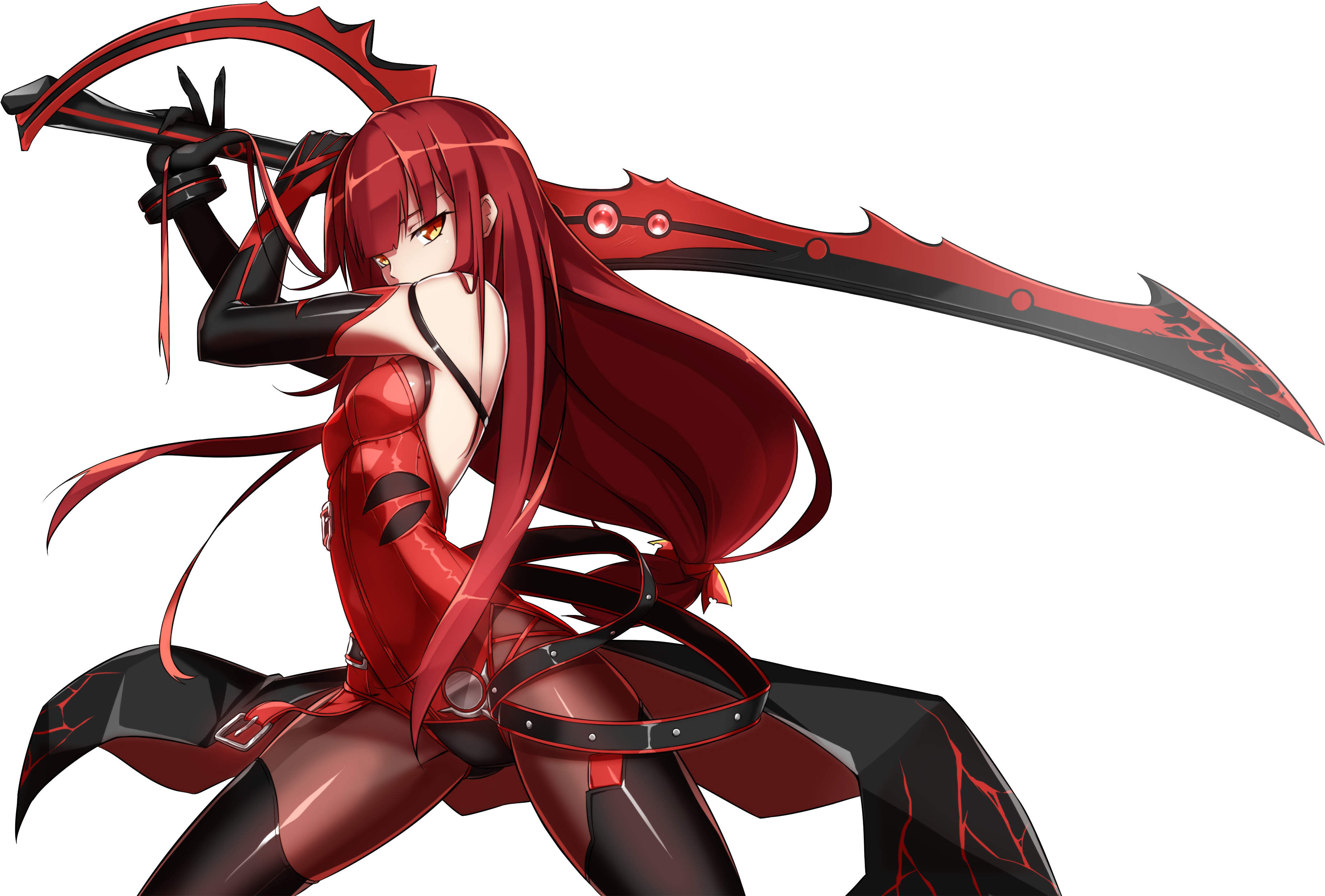 [event Tutorial] With A Vengeance - Elesis Crimson Avenger Transcendence (3812x2583), Png Download