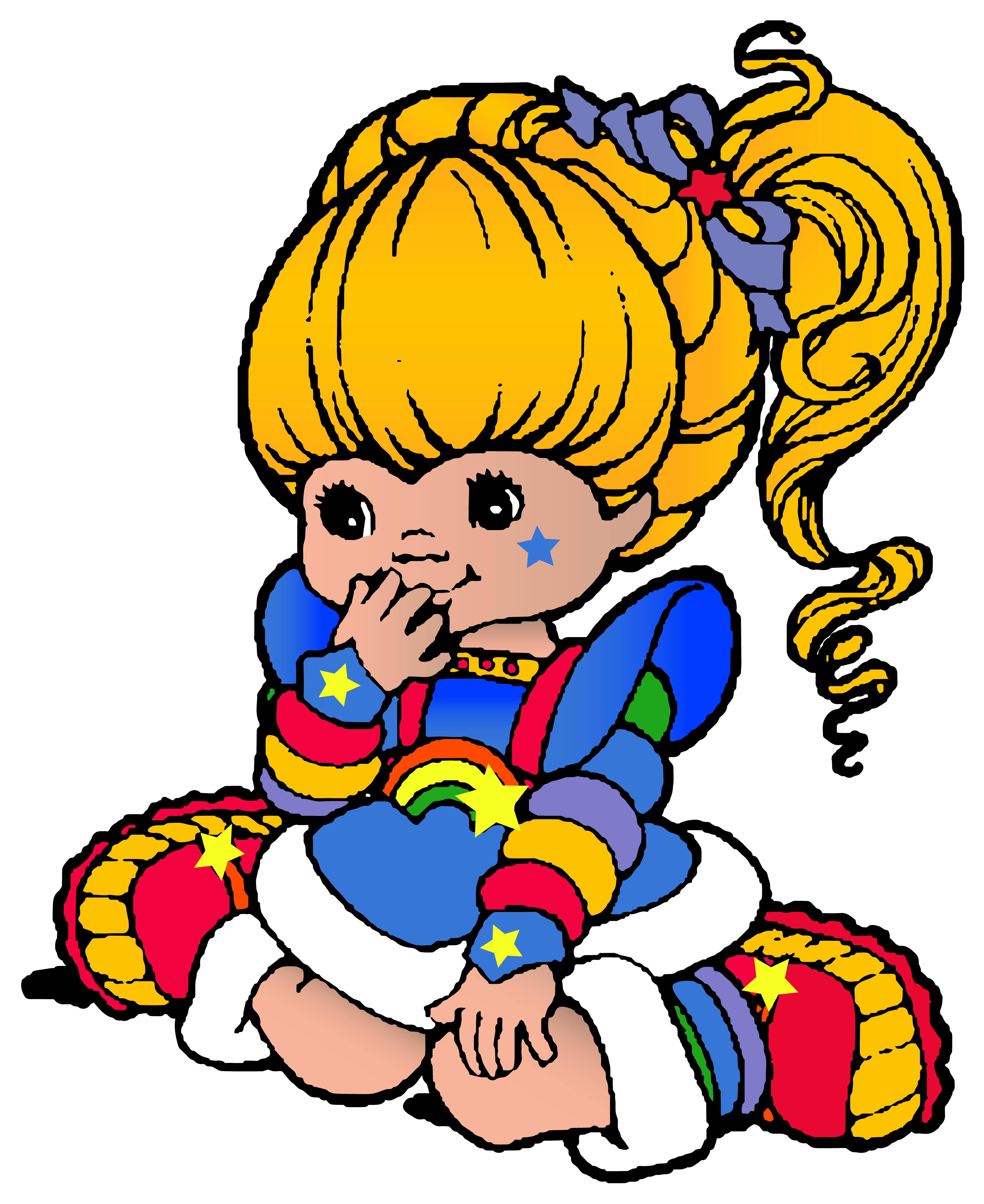 Rainbow-brite - Rainbow Brite Clipart (5599x6759), Png Download