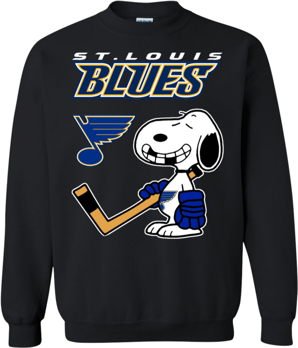 Louis Blues Ice Hockey Broken Teeth Snoopy Nhl Shirt - St Louis Blues (1155x1155), Png Download