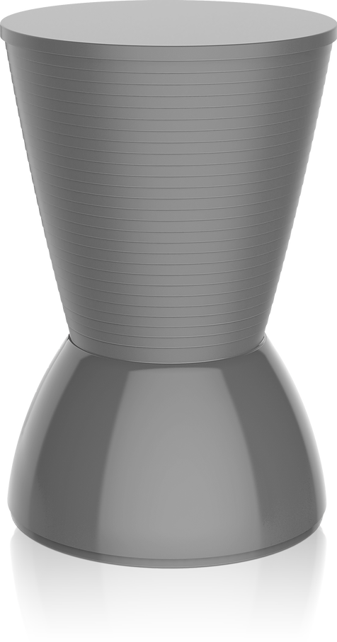 Nick Pppc Cinza - Dumbbell (476x907), Png Download