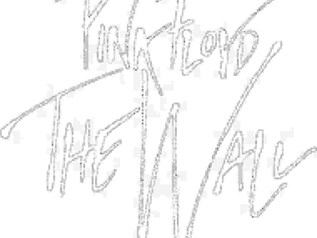 Pink Floyd Clipart Logo - Pink Floyd The Wall Text (640x480), Png Download