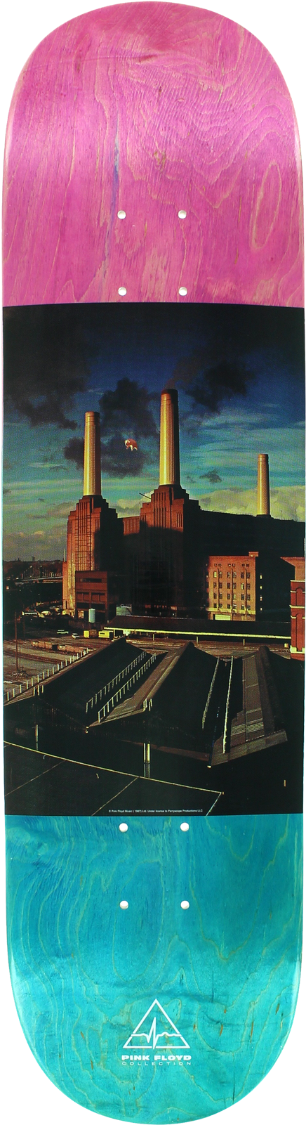 Habitat/pink Floyd Animals Fade Skateboard Deck - Skateboard Deck (1600x1600), Png Download