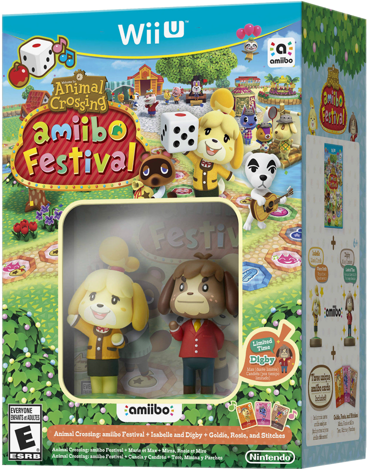 Amiibo Festival For Nintendo Wii - Animal Crossing Amiibo Festival Bundle (839x1000), Png Download