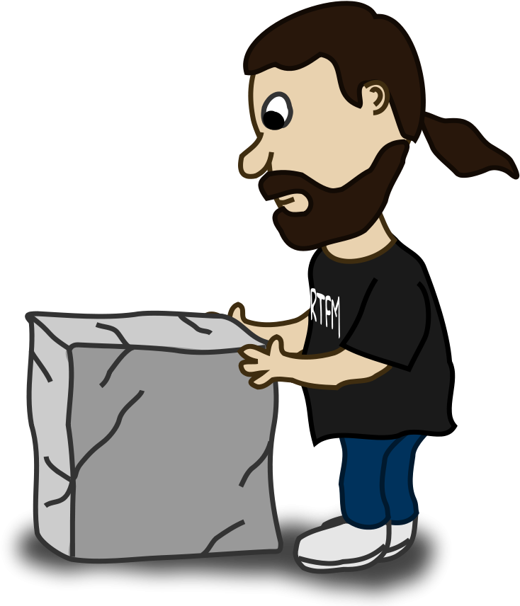 Stone - Block - Clipart - Stone Clipart - Png Download - Hard Stone Clipart (734x856), Png Download