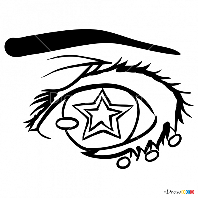 Picture Royalty Free Stock How To Draw Eye - Doodle (665x665), Png Download