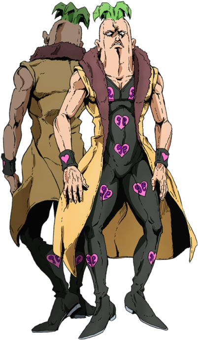 283 Kb Png - Jojo Part 5 Pesci (500x737), Png Download