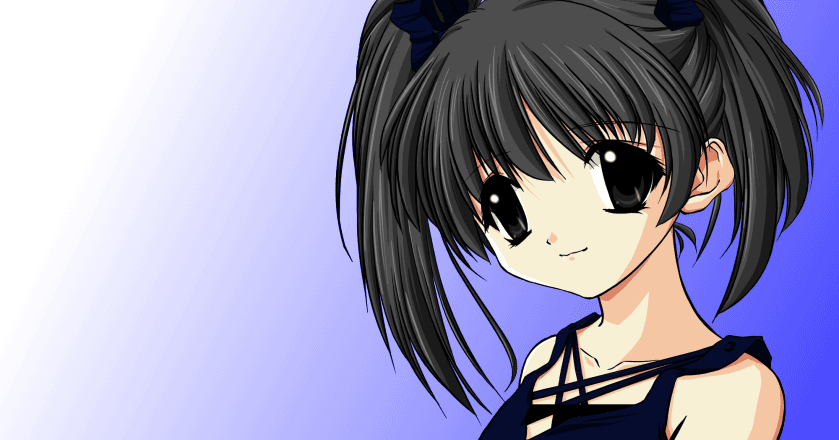 Anime Girl - Esmer Cizgi Film Karakterleri (839x440), Png Download