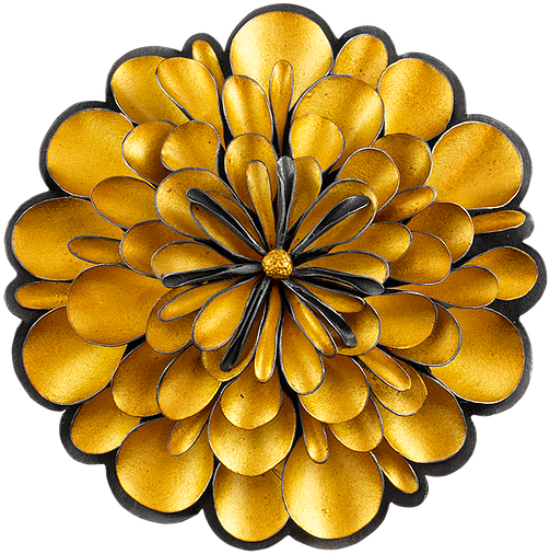 A Brooch/pendant Made With Oxidized Sterling Silver - Circle (560x560), Png Download