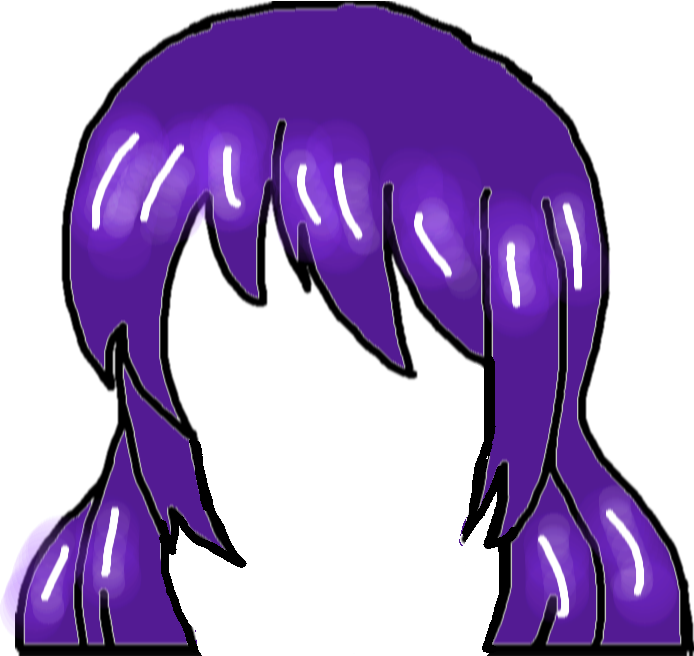 Hairstyles - Yuri Hair (694x656), Png Download