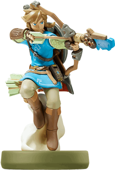 1 Of - Link Breath Of The Wild Amiibo (600x600), Png Download