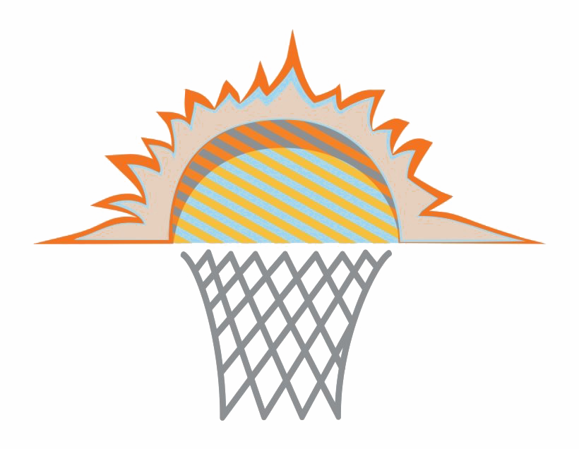 Phoenix Suns Png Image File - Tampa Basketball Logo Png (820x636), Png Download