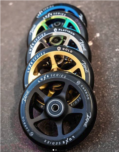 Drone Luxe Series 120mm Scooter Wheel - Hubcap (586x586), Png Download