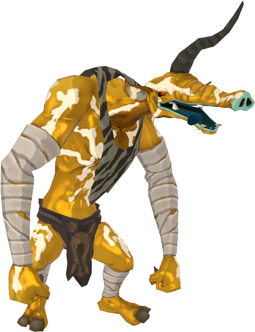 Gold Moblin Breath Of The Wild (843x1093), Png Download