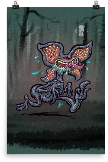 Demogorgon On The Run - Octopus (600x600), Png Download