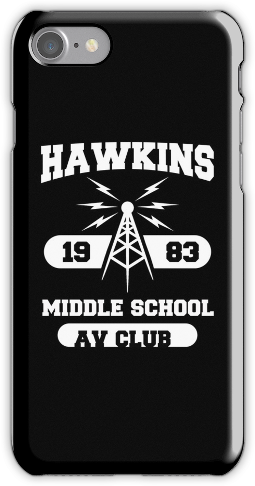 Hawking Av Club Middle School Strange Demogorgon Tv - Ateneo Blue Eagles (750x1000), Png Download