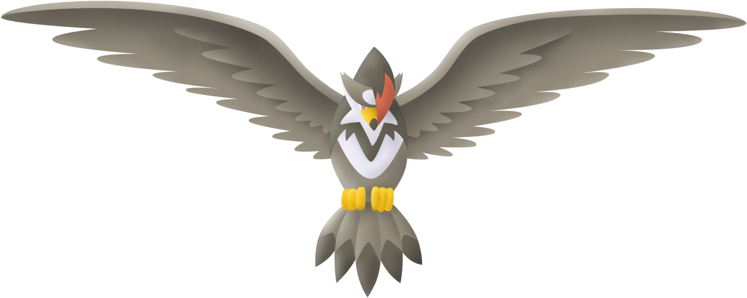 Staraptor - Staraptor Pokemon Go (1600x683), Png Download
