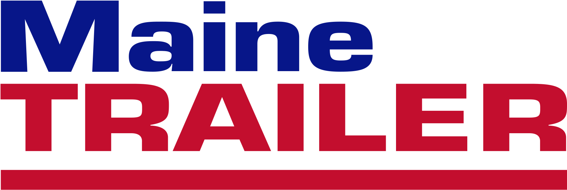 Maine Trailer Registrations, Rentals, Sales & Leasing, - Maine Trailer (1834x662), Png Download