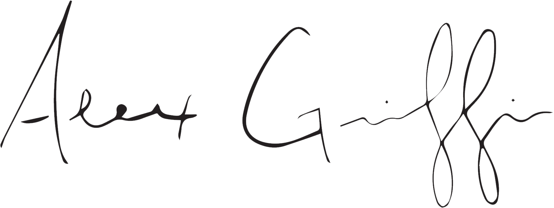 Alex Griffin - Line Art (1781x670), Png Download