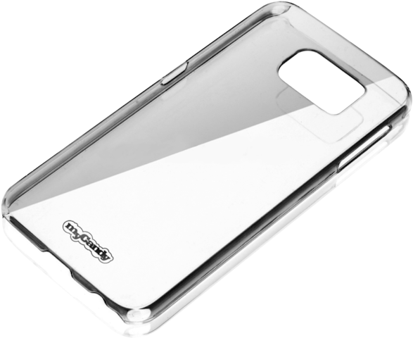 Mycandy Galaxy S6 Pc Back Case Transparent - Iphone (600x550), Png Download