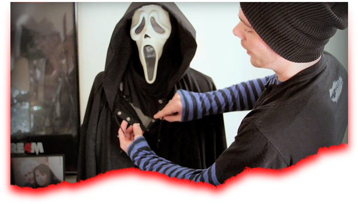 Anthony And Nate Also Have A Wonderful Working Relationship - Original Mask From Scream (722x433), Png Download
