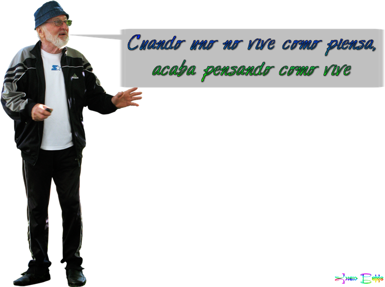 Frase Fondo Transparente - Standing (800x600), Png Download