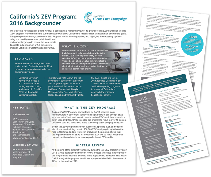 Clean Cars Handout - Brochure (1000x854), Png Download