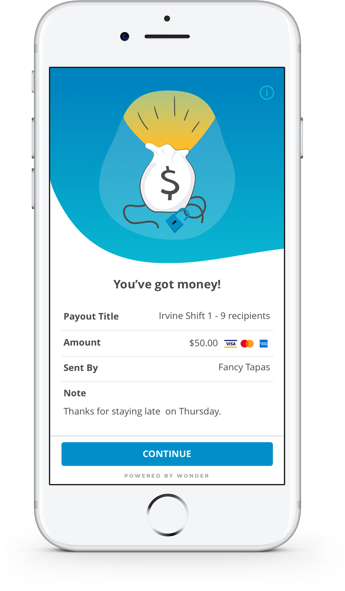 Wonder Instant Payout - Iphone (1365x2256), Png Download