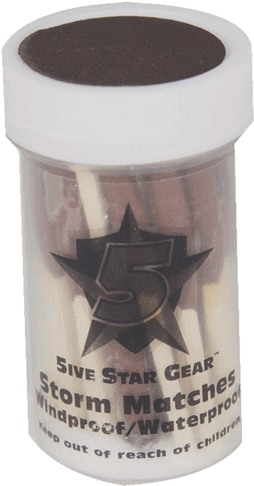 5ive Star Gear® Windproof / Waterproof Storm Matches - Paper (620x809), Png Download