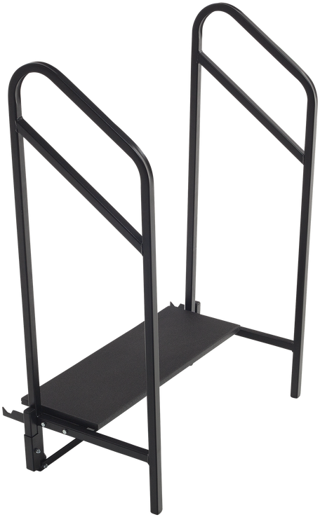 Stp1 One Stage Step With Handrail For 8 Inch Stages - Handrail (1280x853), Png Download