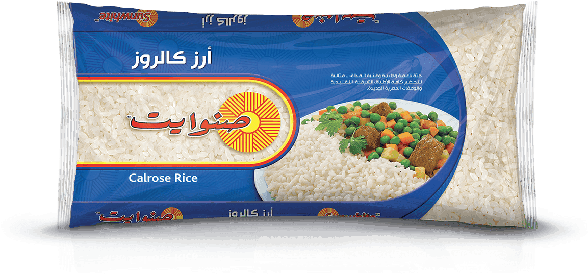 Sunwhite™ White Medium-grain Calrose Rice - Sunwhite Calrose Rice 5kg (1178x551), Png Download