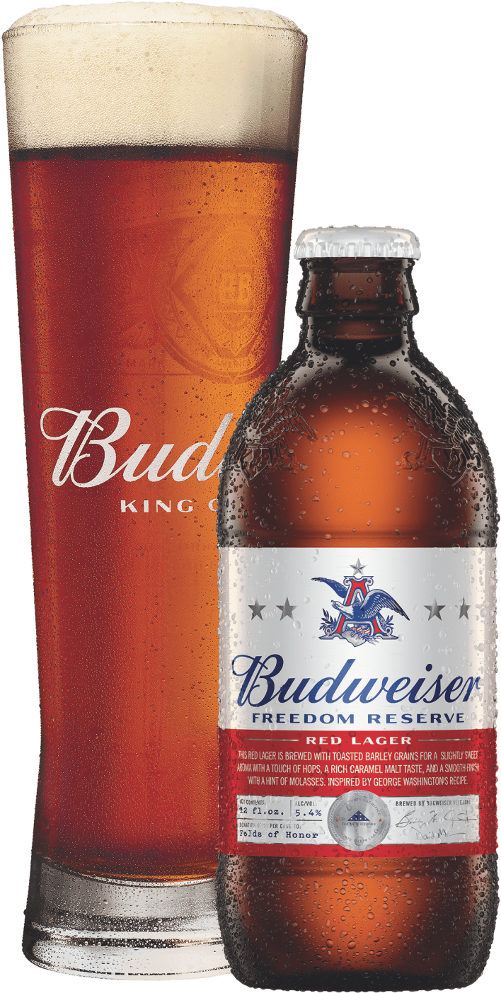Budweiser Freedom Reserve - Freedom Reserve Red Lager (1080x1428), Png Download