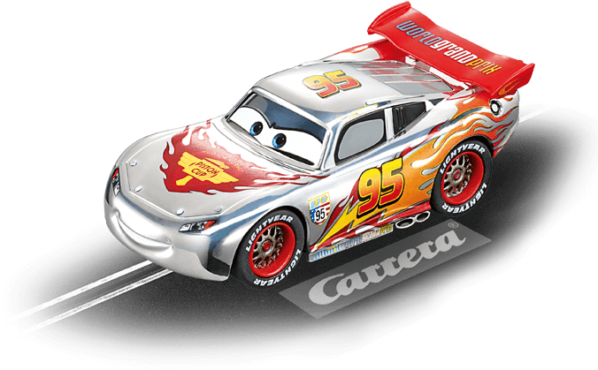 Disney - Pixar Cars - Lightning Mcqueen - Silver - - Silver Lightning Mcqueen (700x467), Png Download