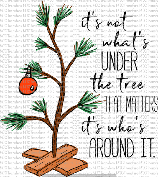 Charlie Brown Tree With Quote (536x600), Png Download