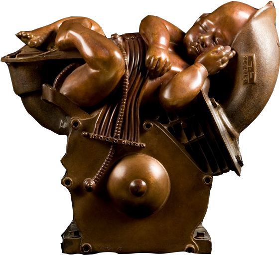 "zen" - Sculpture (633x567), Png Download