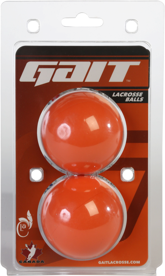 Gait Lacrosse Orange Lax Ball 2pk - Sphere (1024x1024), Png Download