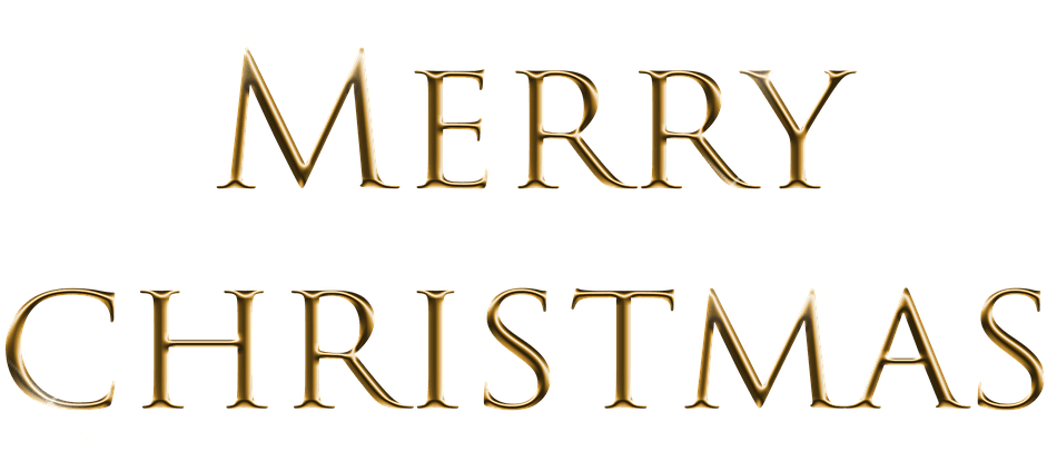 ตัว อักษร Merry Christmas Png (960x404), Png Download