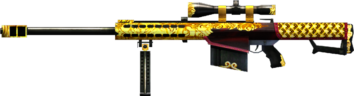 Barrett-sun Wukong - Assault Rifle (1280x576), Png Download
