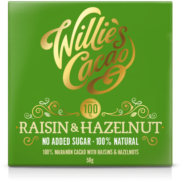 Raisin & Hazelnut 100% Cacao Png - Graphic Design (606x629), Png Download