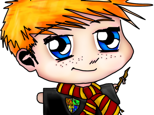 Harry Potter Clipart Ron Weasley - Ron Weasley Cartoon (640x480), Png Download