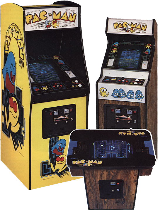 Pacman Cabinet - Pac Mania Video Game 1984 (577x732), Png Download