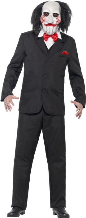 Saw Jigsaw Costume - Jigsaw Costume (525x700), Png Download
